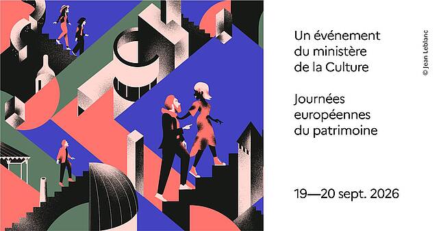 Affiche officielle des Journées européennes du patrimoine à Versailles