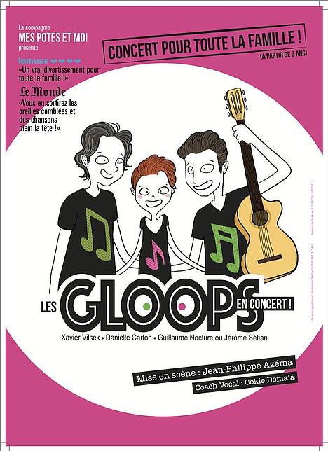 Les Gloops en concert à la Royale Factory