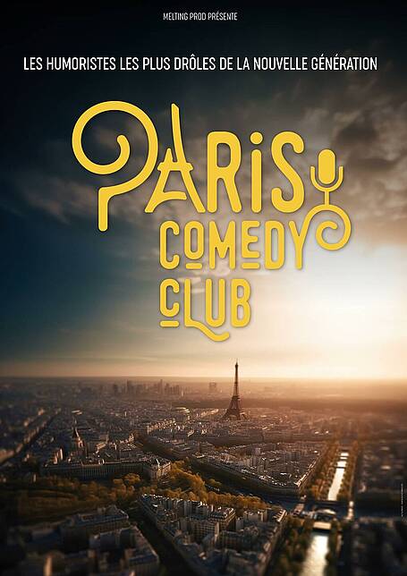 Affiche officielle du Paris Comedy Club à Versailles