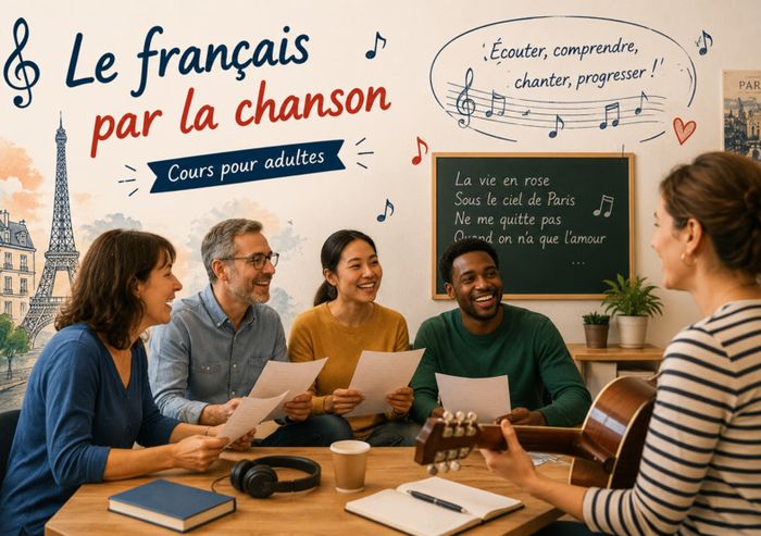Français Langue Étrangère (FLE) - Le français par la chanson - Nouveau !