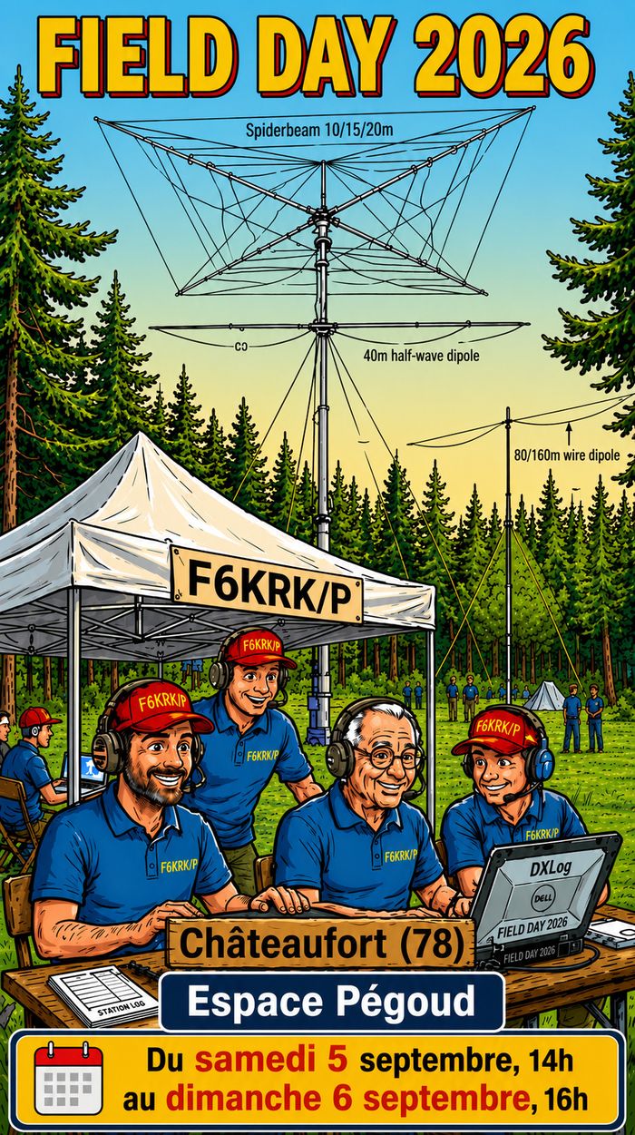 Field Day du Radio Club à Châteaufort