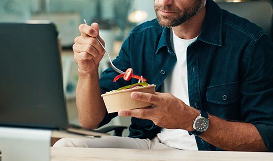 La performance de l'entrepreneur commence dans son assiette