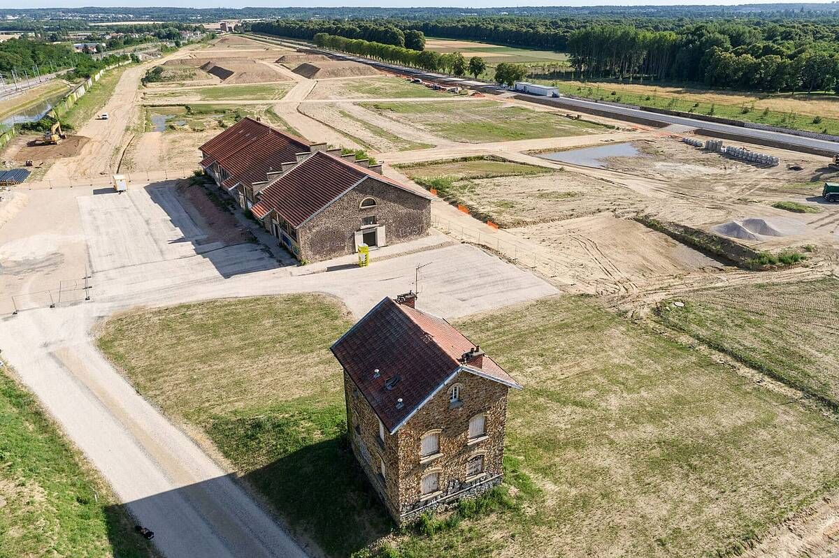 Ancienne caserne Pion et chantier du quartier Gally en 2022