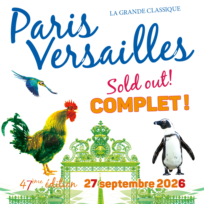 Affiche officielle de la course Paris–Versailles 2026